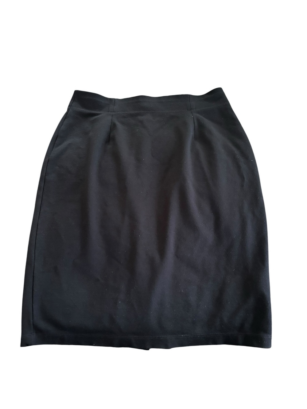 Eileen Fisher Petites Black Stretch Pencil Skirt PS Wardrobe Staple Minimalist